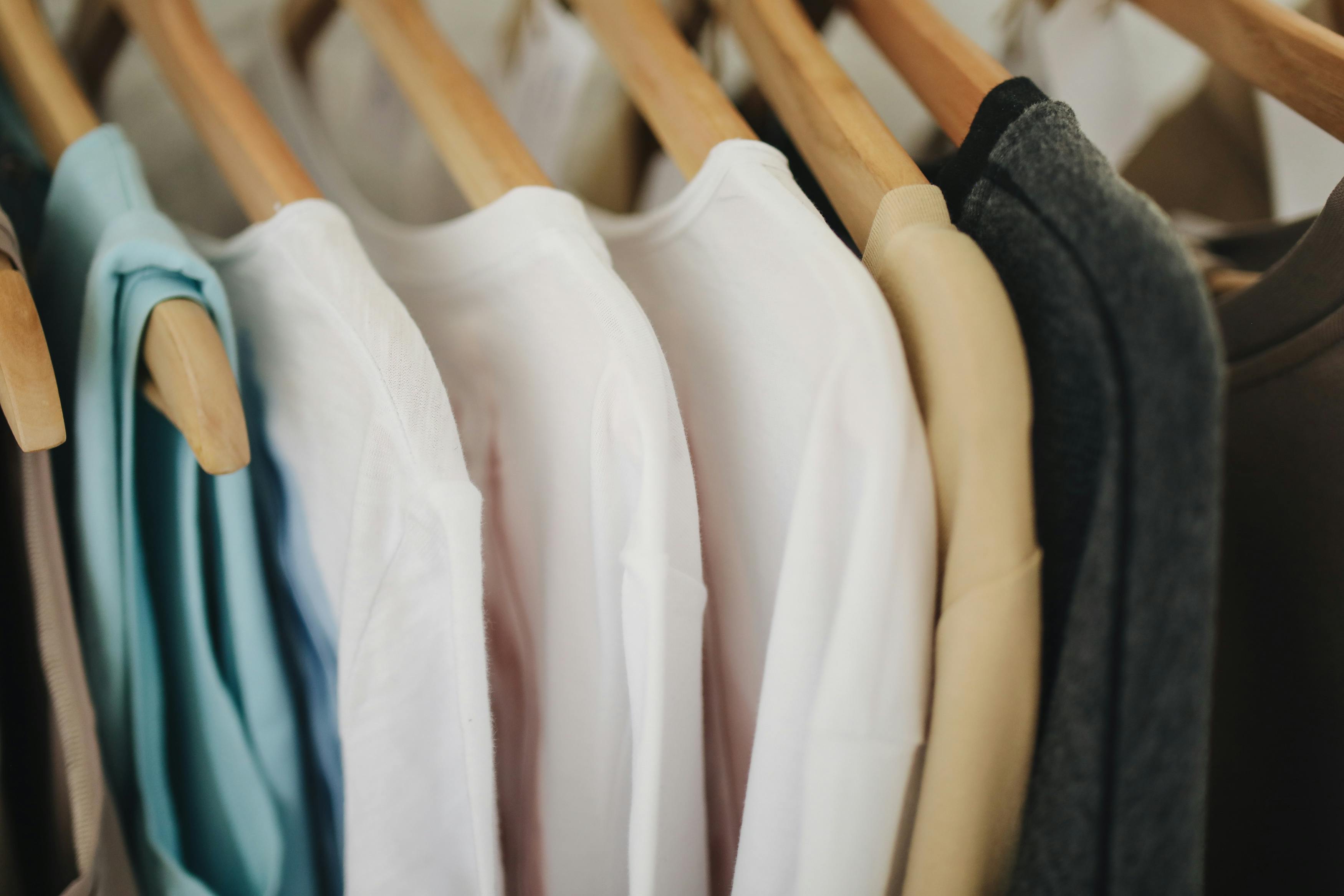 women's clothing hanging on a rack