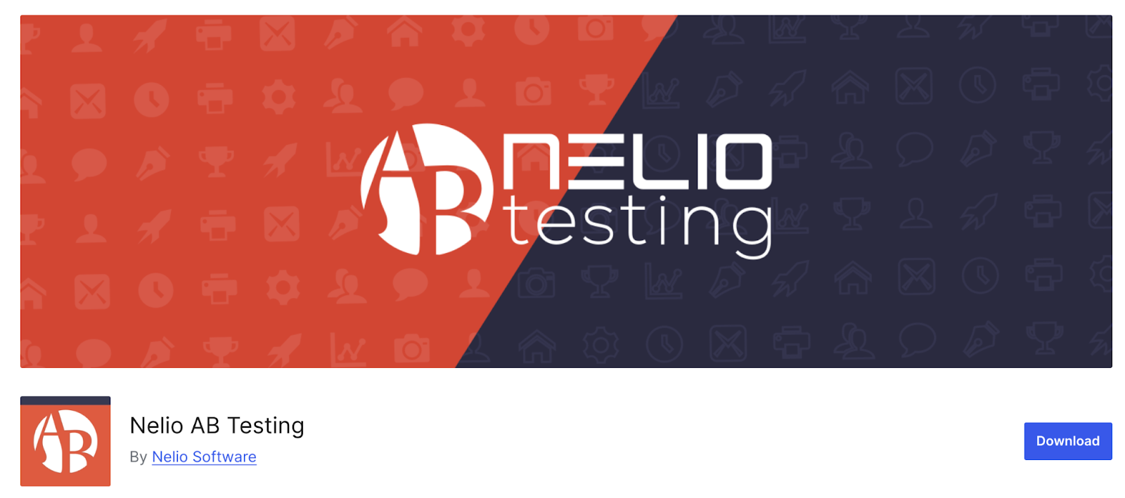 Nelio AB Testing WordPress plugin as seen in the WordPress Plugin Repository on WordPress.org
