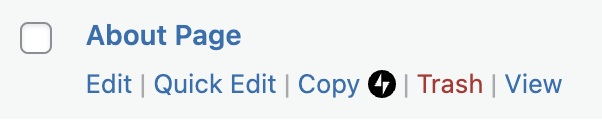 option to copy a post with Jetpack