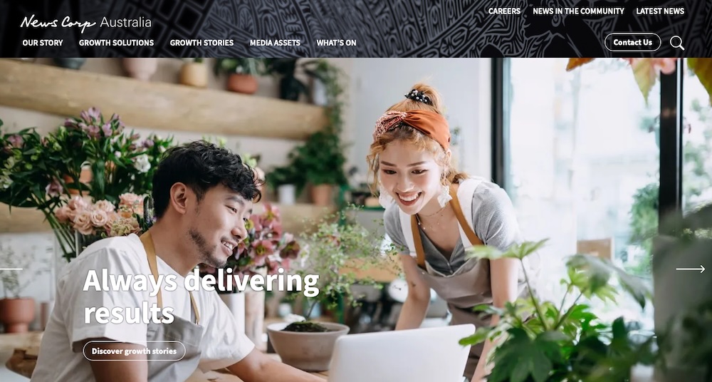 News Corp Australia website