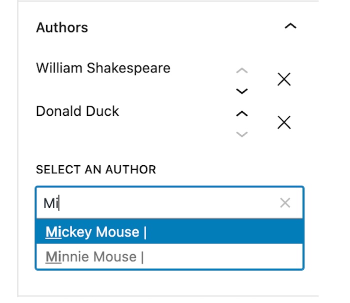 adding multiple authors to a single post