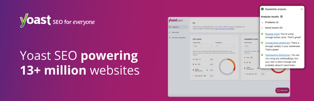 Yoast SEO plugin page