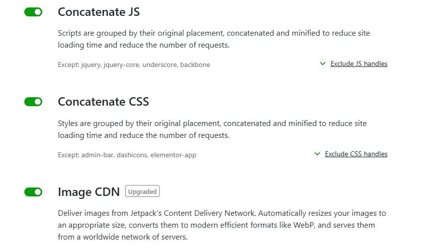 options to concatenate CSS and more