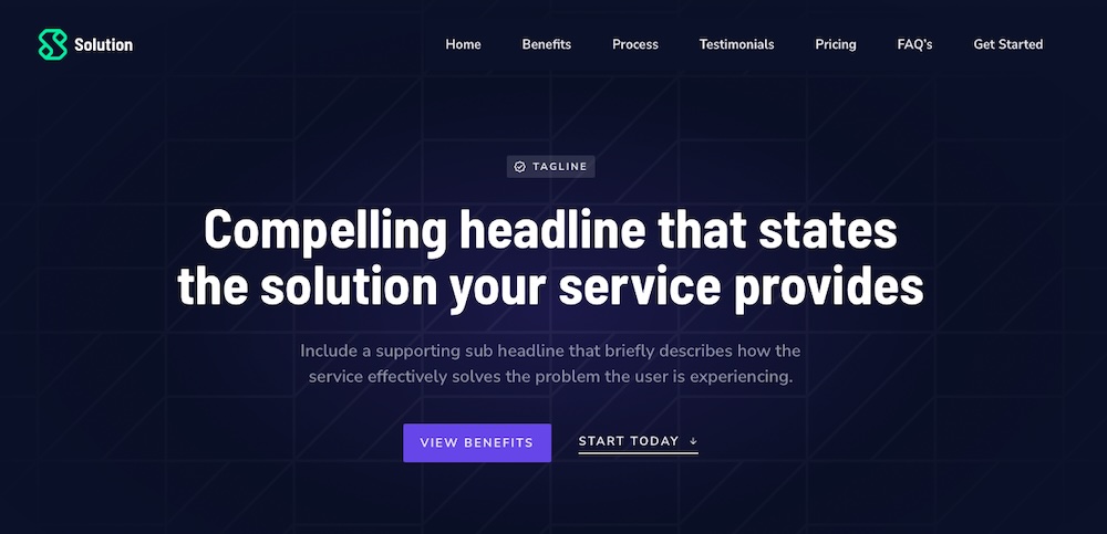 preview of a GeneratePress theme demo