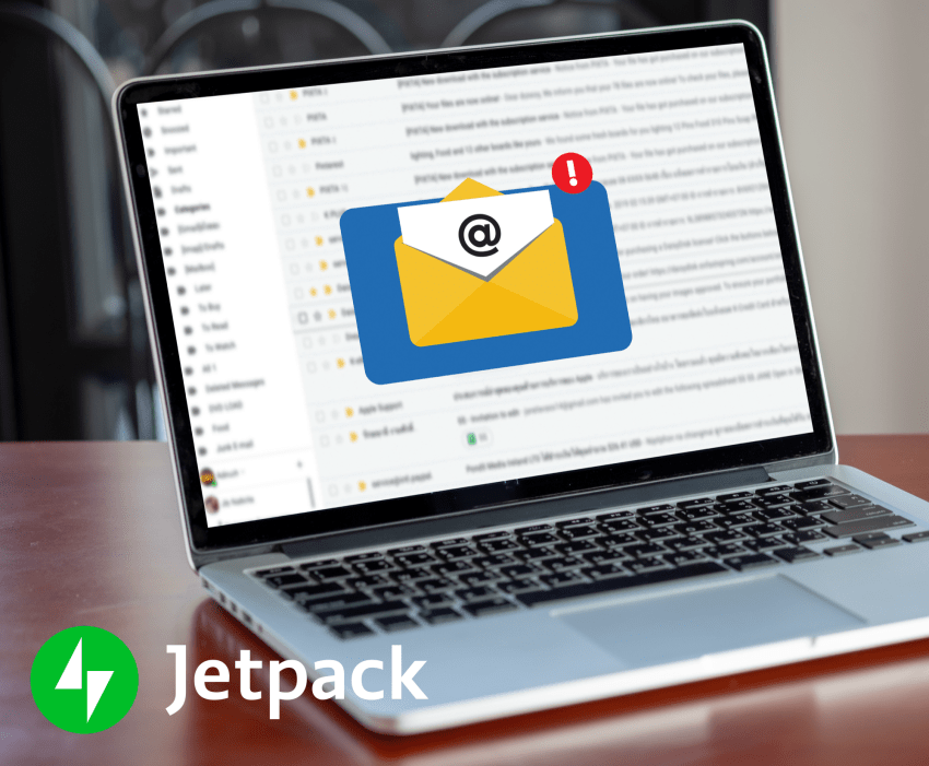 email icon popping up in an email program