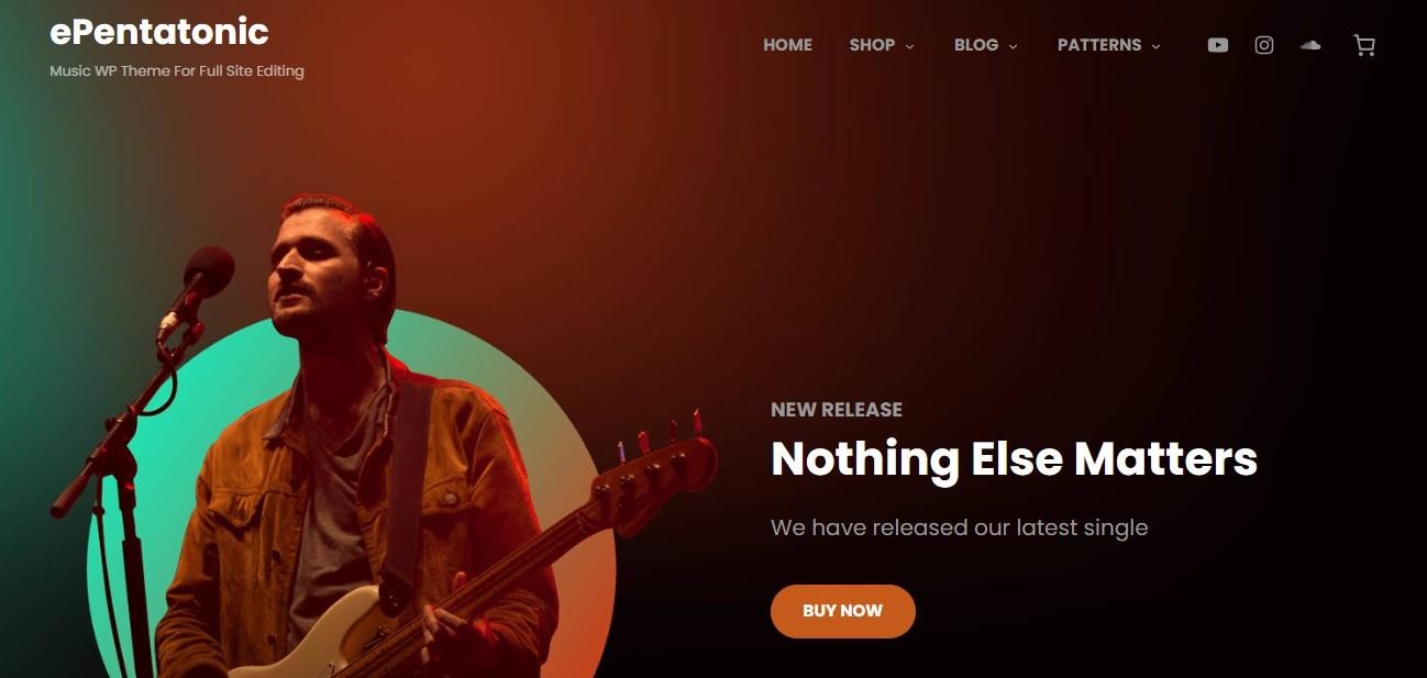 ePentatonic theme demo page