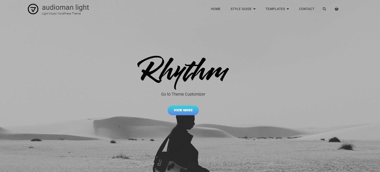 Audioman theme demo page