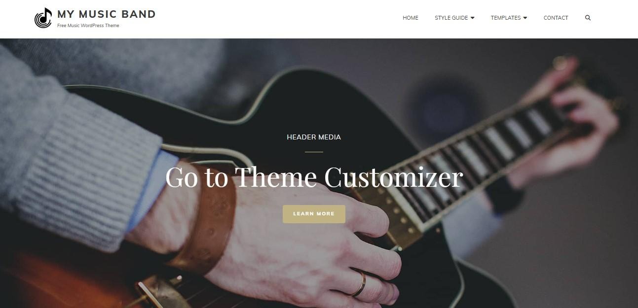 My Music Band theme demo