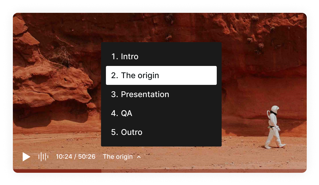 VideoPress player controls and customization