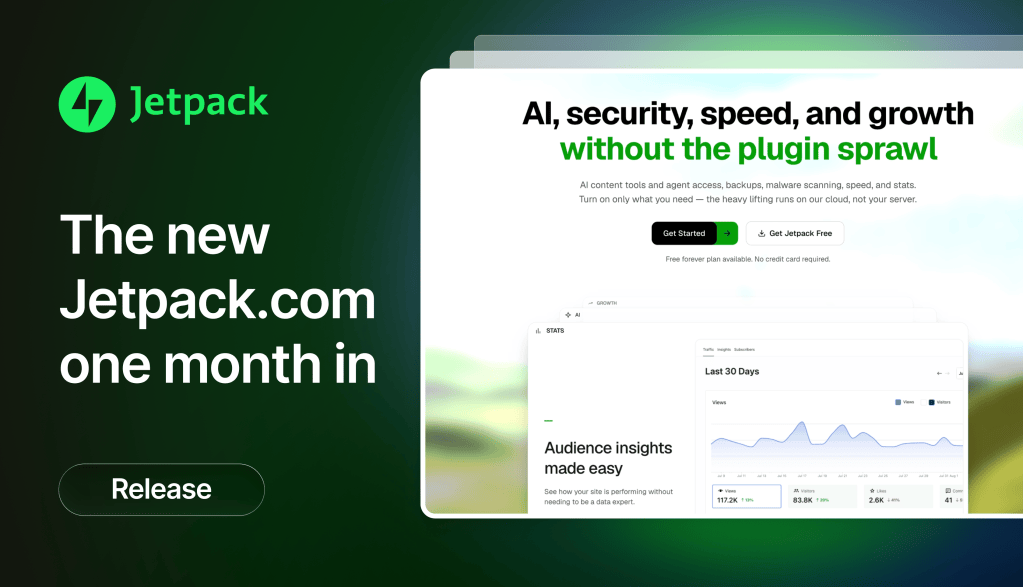 The new Jetpack.com, one month&nbsp;in